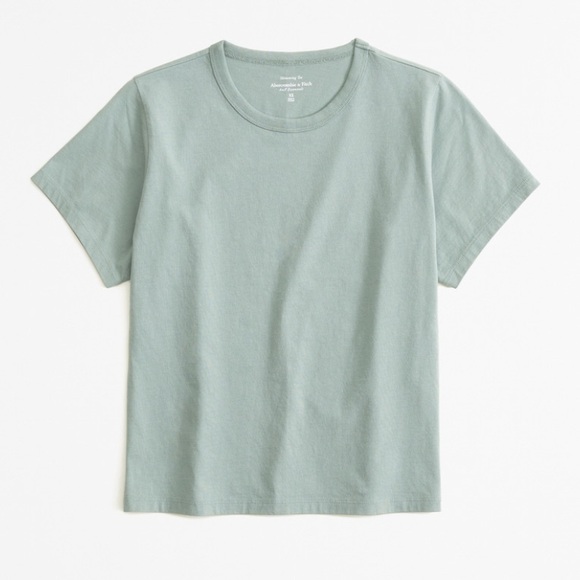 Abercrombie & Fitch | Essential Polished Body-Skimming Tee - Picture 1 of 4